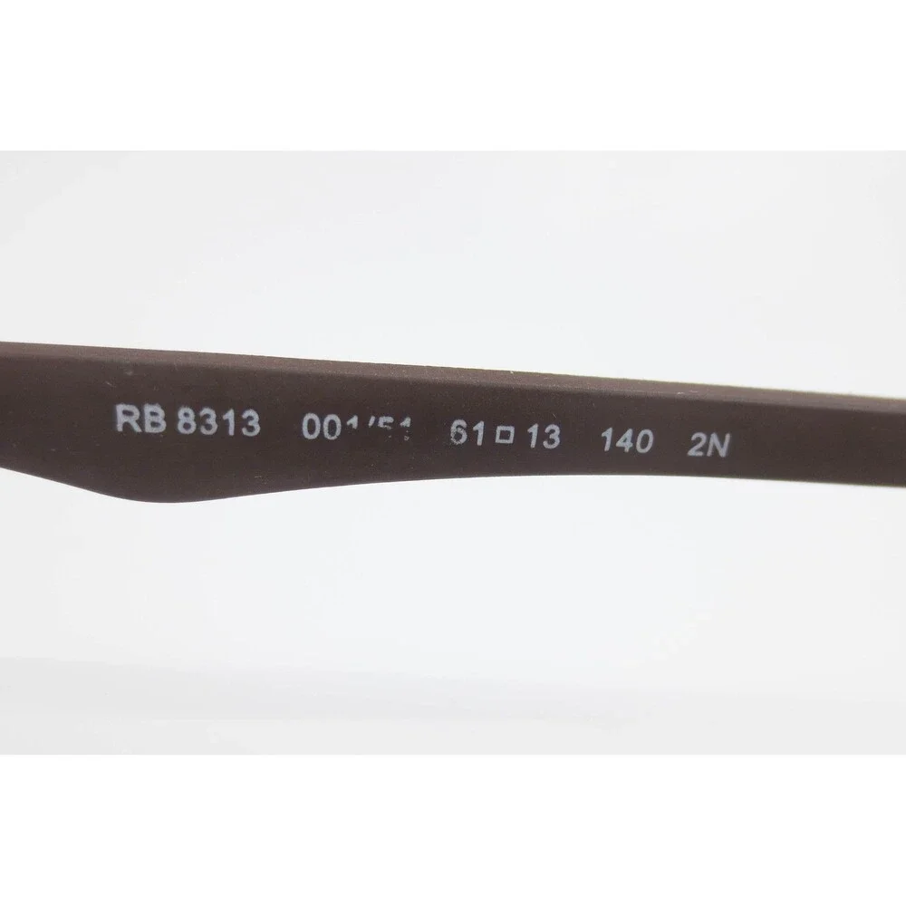 Ray-Ban Tech RB 8313 001/51 Gold Carbon Fiber Aviator Eyeglass Frames 61-13 140